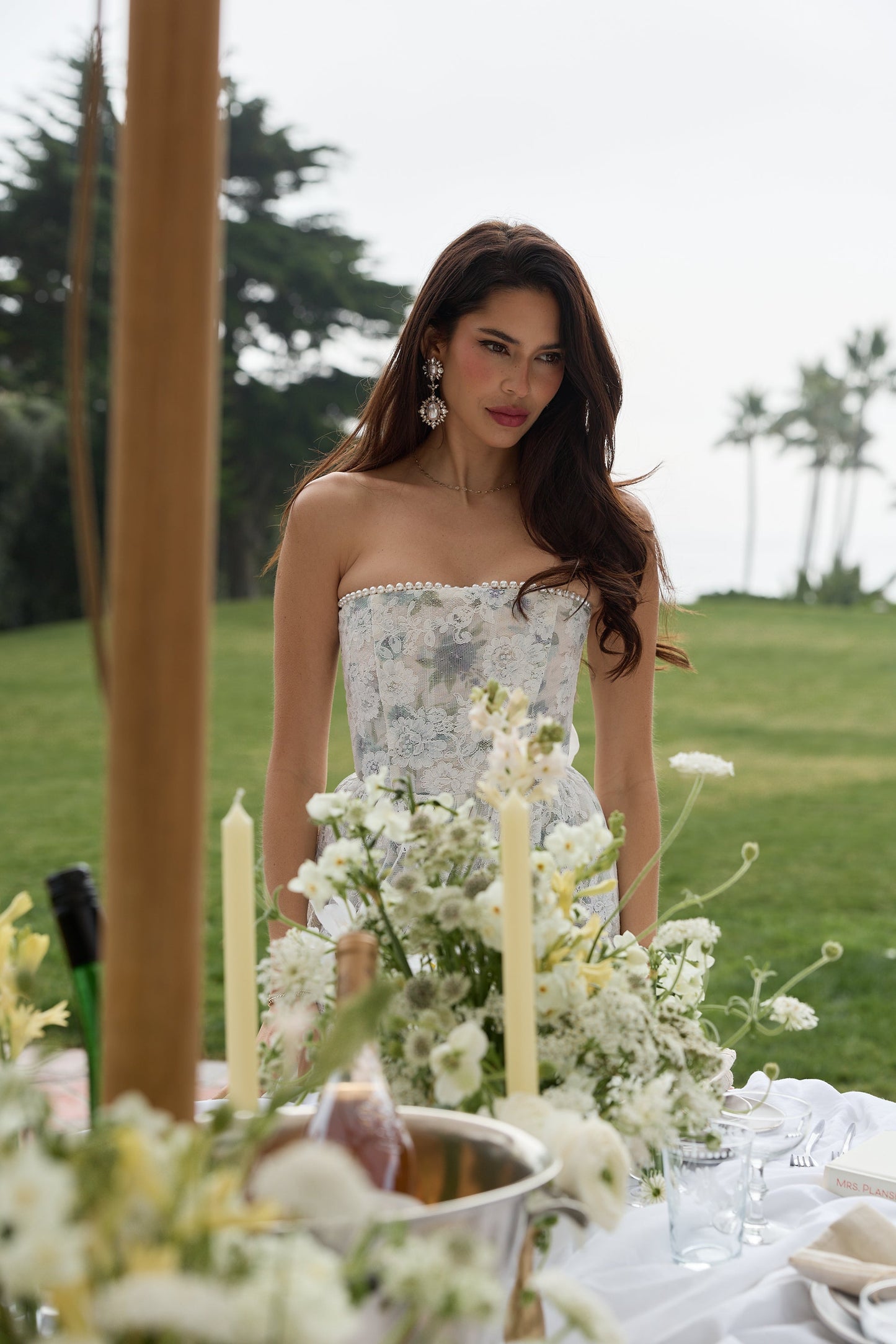 The Cambree Dress in Blue Watercolor Floral